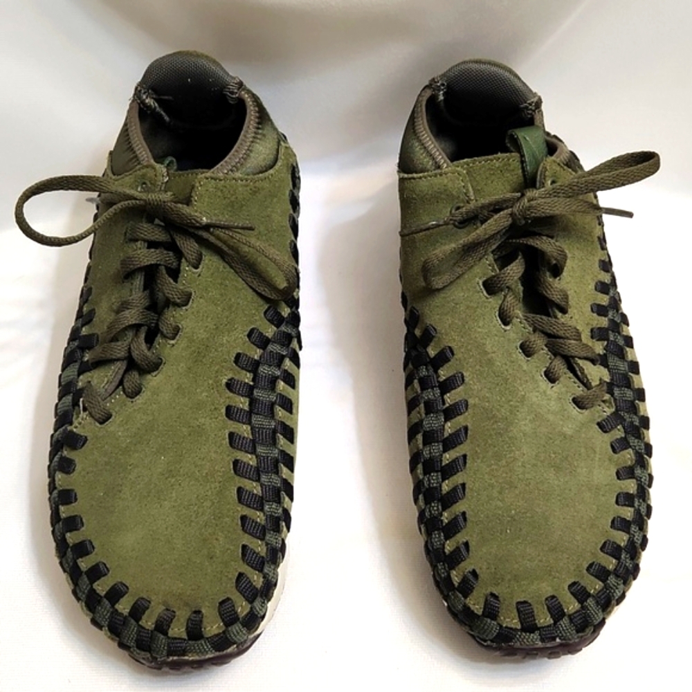 Nike Air Footscape Woven Chukka Cargo Khaki Shoes (M Size 7.5) - Picture 6 of 15